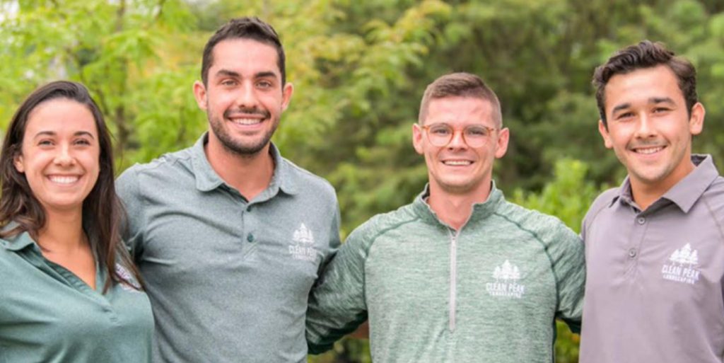 The Clean Peak Landscaping team